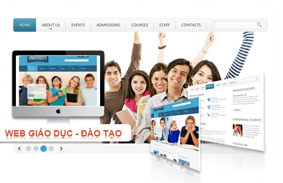 xu hướng thiết kế website mảng giáo dục