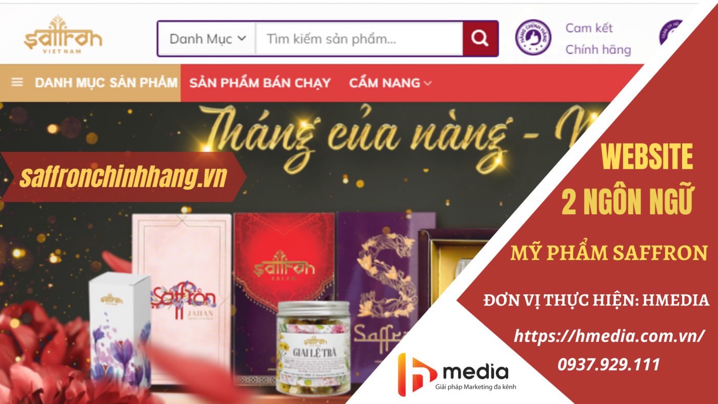 thiet-ke-Website-My-pham-Saffron