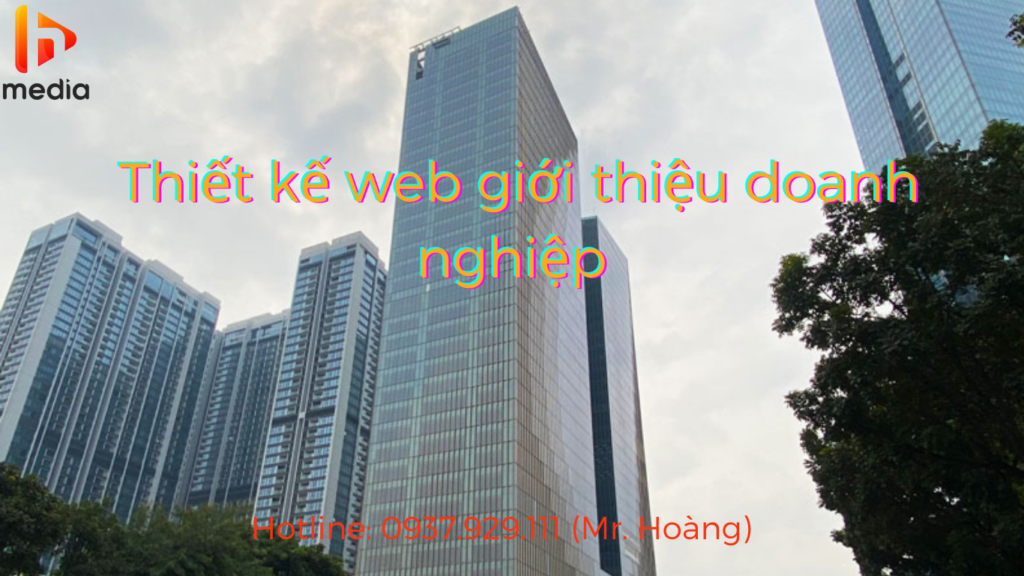 Thiết kế web giới thiệu doanh nghiệp.