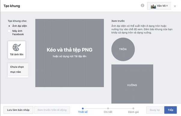 5 Bước để tạo khung Avatar Facebook: